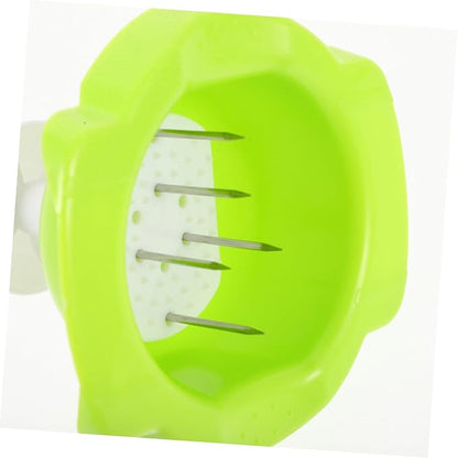 KICHOUSE 2pcs Premium Finger Guard Grater Cutting Guard Anti Grater Finger Slicer Finger Protector Fruit Chopper Finger Protector for Grating Cheese Slicer Green Stainless Steel