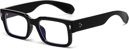 Classic Square Sunglasses for Women Men Trendy Thick Frame Rectangle Sun Glasses Chunky Black Shades