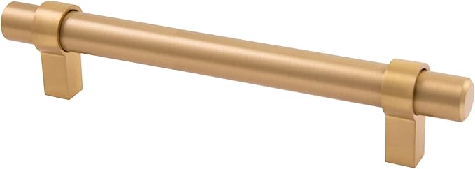 Design House Emery Cabinet Pulls, 5-Pack, 5-116-Inch (128mm) Center-to-Center Cabinet Pulls, Modern Kitchen Handles, Satin Nickel, 189423-SN