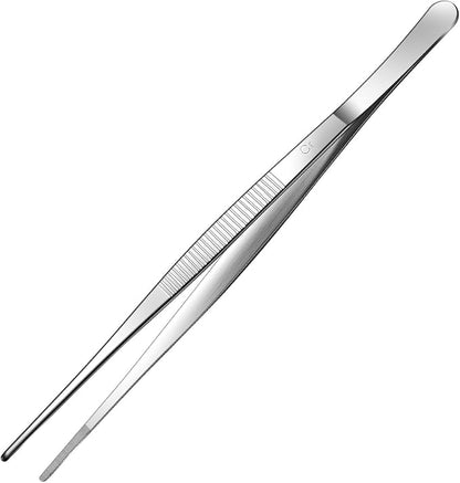 Aniso Long Tweezers, Stainless Steel, 10 inches
