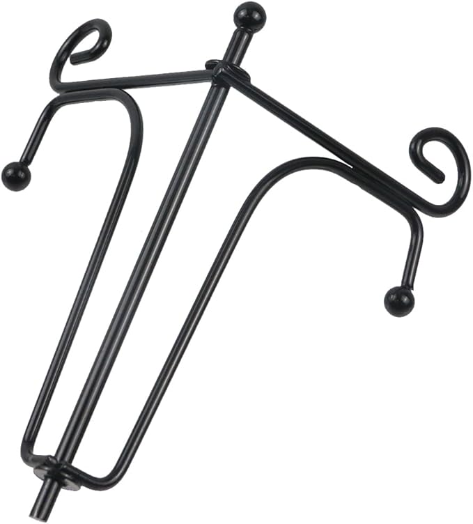 Xiaoyztan Plate Display Easel Universal Iron Wire Stand Holder For Picture Frame Photos Cllectibles Teabrick Decors 4 IN Height 5 Pcs