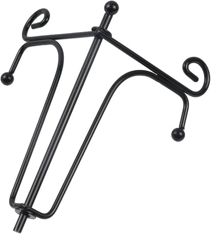Xiaoyztan Plate Display Easel Universal Iron Wire Stand Holder For Picture Frame Photos Cllectibles Teabrick Decors 4 IN Height 5 Pcs