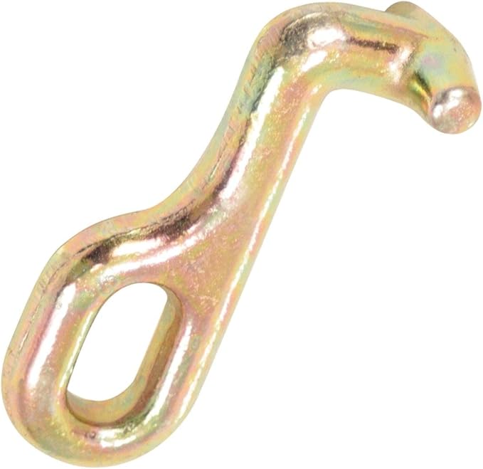VULCAN Tow Chain with 15 Inch Forged J Hook and T Hook - Grade 70 Chain - 10 Foot - 4,700 Pound Safe Working Load