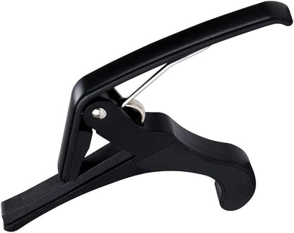 AW Guitar Capo Key for Classical Electric Acoustic Guitar Ukulele 4 to 6 Strings Guitars Aluminum New Black