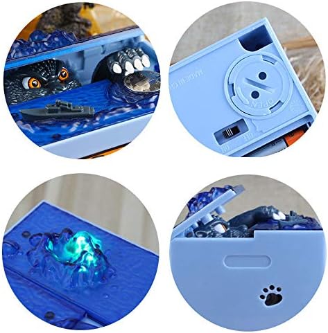 Electronic Coin Money Box, Automatic Stealing Coin Monster Dinosaur Coin Bank Piggy Toy Musical Movement Money Box Anime