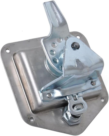 jojofuny Box Lock Safety Lock No Cover Included Stainless Steel T-Shape Handle Easy Install Holes Design