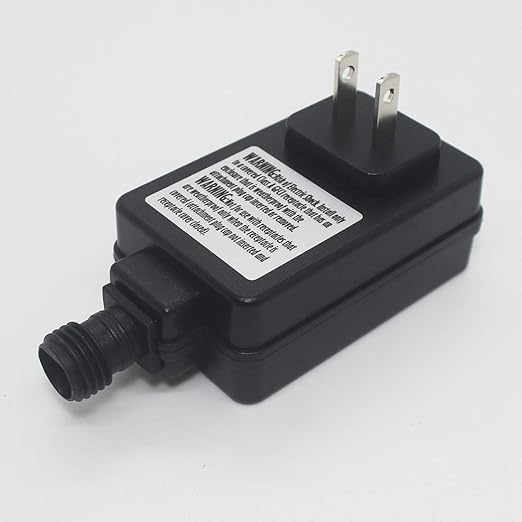 12V 2A Class 2 Power Supply, IP44 LED Transformer Replacement Yard Inflatable Adapter for String Light, Inflatable Decorations (12V-2A 1PCS)