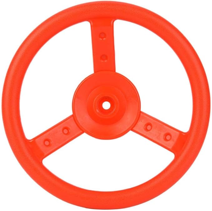 VGEBY1 Swingset Steering Wheel, Plastic Outdoor Kids Steering Wheel Attachment Playground Swing Set(red) 0