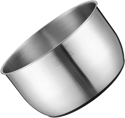XENITE 1pc Steel Duty Whisking Storage Heavy Scale Supplies Serving Cream Mixing Blender Prep Stainless Deep Pot Grade Tool for Nesting Cooking Deeper Egg Baking Measurement Plates