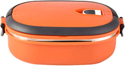 VALINK Lunch Box Containers for Hot Food, Portable Rectangular Lunch Box Stainless Steel Insulated Food Storage Container for Outdoor Camping Picnic