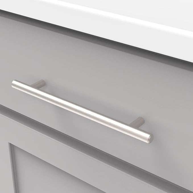 Hickory Hardware Bar Pulls Collection Pull 6-516 Inch (160mm) Center to Center Stainless Steel Finish (10 Pack)