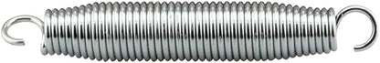 Prime-Line SP 9655 Trampoline Spring, Spring Steel Construction, Bright Nickel Plated Finish, 1 In. x 7 In., Single Open Loop (Single Pack)