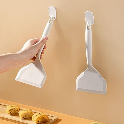 Silicone Pancakes Shovel,Wide Spatula Turner,Non-Stick Tamagoyaki Spatula,Japanese Omelette Spatula,Flexible Silicone Turner for Kitchen(white), AM0XEB0LJH2US