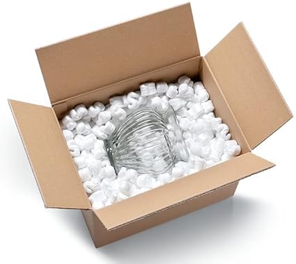 Bubblefast! Brand 3.5 cu. ft. (22.5 Gallons) Anti-Static Packing Peanuts Popcorn (White)