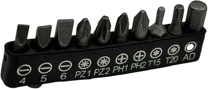 10 Drill Bit Sets Fits for Impact Driver Durable New Replacement Parts