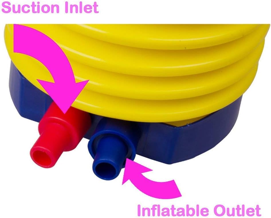 Foot Pump - Sports Inflatable Pump for Inflatables, Yoga, Bed, Mattress, Inflatable Boat, Exercise Ball, Balloon, Balls, Swimming Ring&Toys