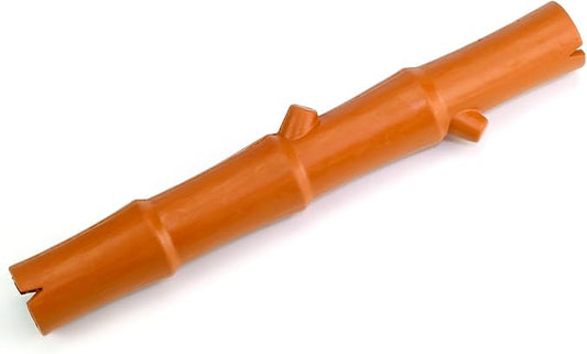 JW Pet Company Lucky Bamboo Stick Rubber Dog Toy, Large, Colors Vary