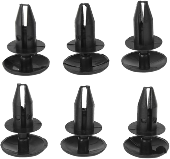 Tailgate Molding Protector Cap Clip Spoiler Rivets Compatible with 2009-2018 Dodge Ram 1500 2500 3500 (Pack of 6)