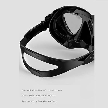 Diving Goggles Snorkeling Diving Diving Goggles Large Frame HD Adult Men and Women Snorkeling Swimming Snorkel Diving Equipment Tempered Glasses Diving Anti-Fog Snorkeling