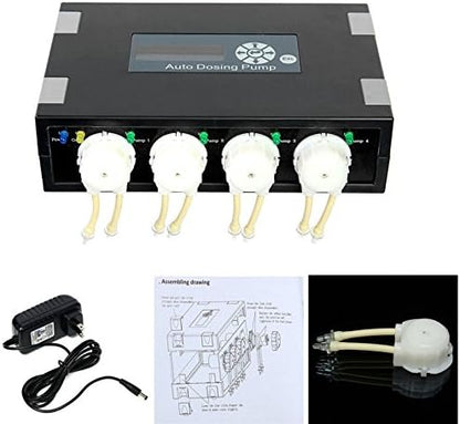 Jebao Programmable Auto Dosing Pump DP-4, Black