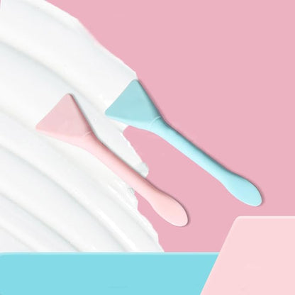 2PCS Silicone Face Mask Brush, Applicator Face Mask Brush for Facial Mud Clay Modeling Mask Supplies