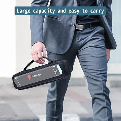Phomemo Case, Compatible with Itari Tattoo Printer, COLORWING, Odaro, M08FD810P831TP81 Letter  A4 Portable Printer, for HPRT MT800 Mobile Travel Printer Storage Holder Paper  USB Cable(Box Only)