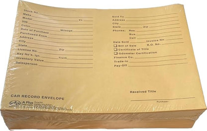 Vehicle Printed Dealer Jackets 19 Buff, 100 Quantity (W3)