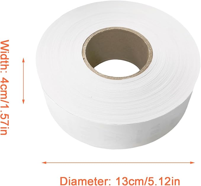 5 Rolls of 2-Digit Take-A-Number Tickets Turn O Matic Tickets Letter 3000 TicketsRoll for D80 Ticket Dispenser 6 Groups Queue Number from A01-E99 White (White-5 Roll)