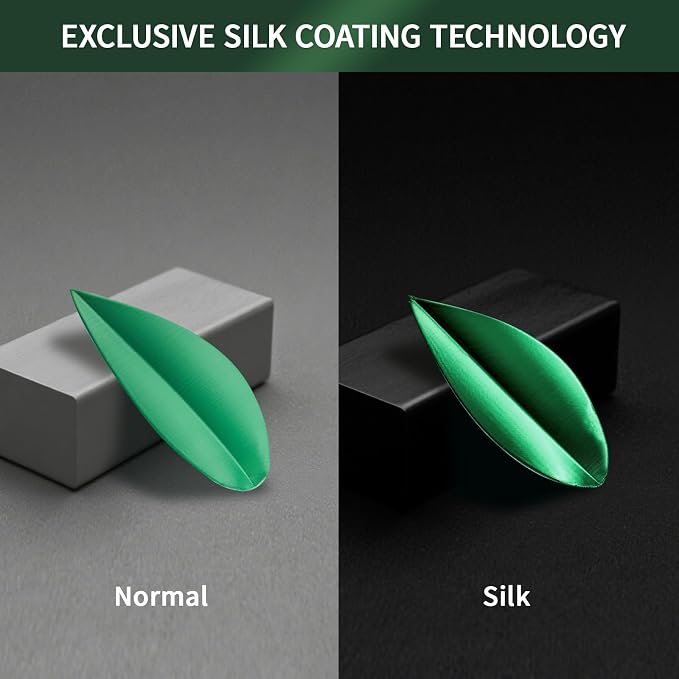 ERYONE Silk PLA Filament for 3D Printer, 1.75mm +/- 0.03mm, 1kg (2.1LBS)/Spool, Silk Green