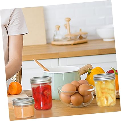 6Pcs Mini Plastic Jars with Lids Portable Household Storage Containers for Food and Essentials Multifunctional Plastic Jars with Lids