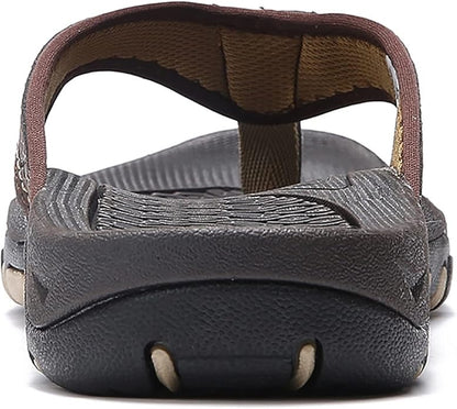 Mens Criss Cross Sandals,Arch Support Recovery Sport Slippers Slides with Plantar Fasciitis Orthotic Footbed