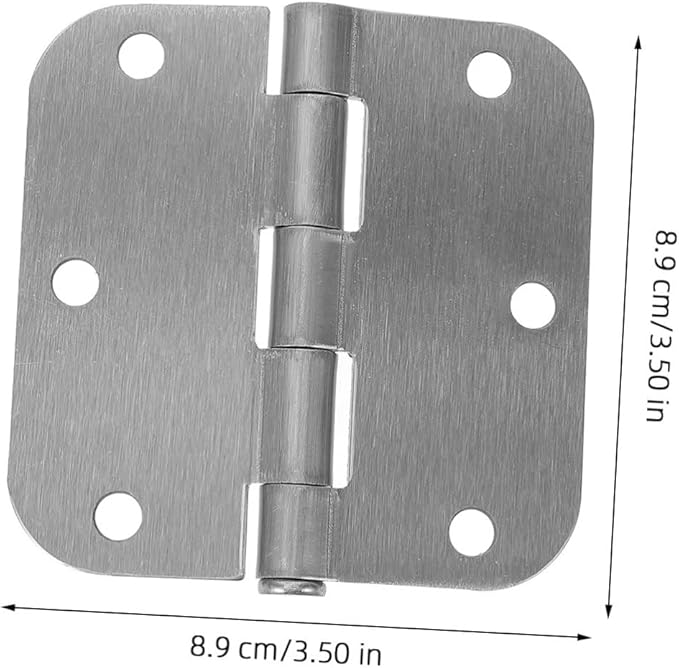 Sleek Door Hinge for Home Metal Door Hardware Elegant Replacement for Cabinets Windows Matte Finish Smooth Edges for Easy Installation