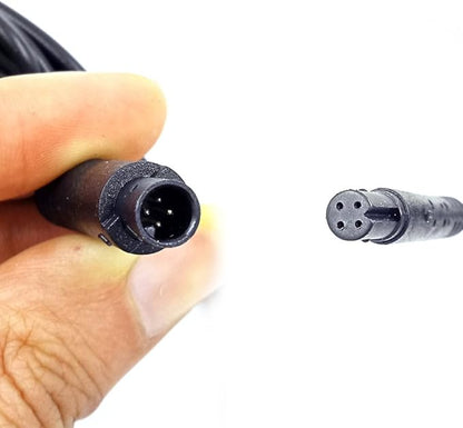 YQMAJIM 4 Pin 6.5 Ft Dash Cam Rear View Backup Camera Reverse Car Recorder Cable Extension Cord (4 pin 6.5ft)