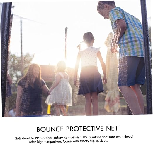 VANZACK Trampoline Protection Net Trampoline Fence Trampoline Net Replacement Trampoline Netting Replacement Tranpoline Trampoline Safety Net Trampoline Net Parts Guard Net Pp Nylon Bounce