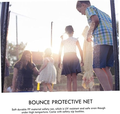 VANZACK Trampoline Protection Net Trampoline Fence Trampoline Net Replacement Trampoline Netting Replacement Tranpoline Trampoline Safety Net Trampoline Net Parts Guard Net Pp Nylon Bounce