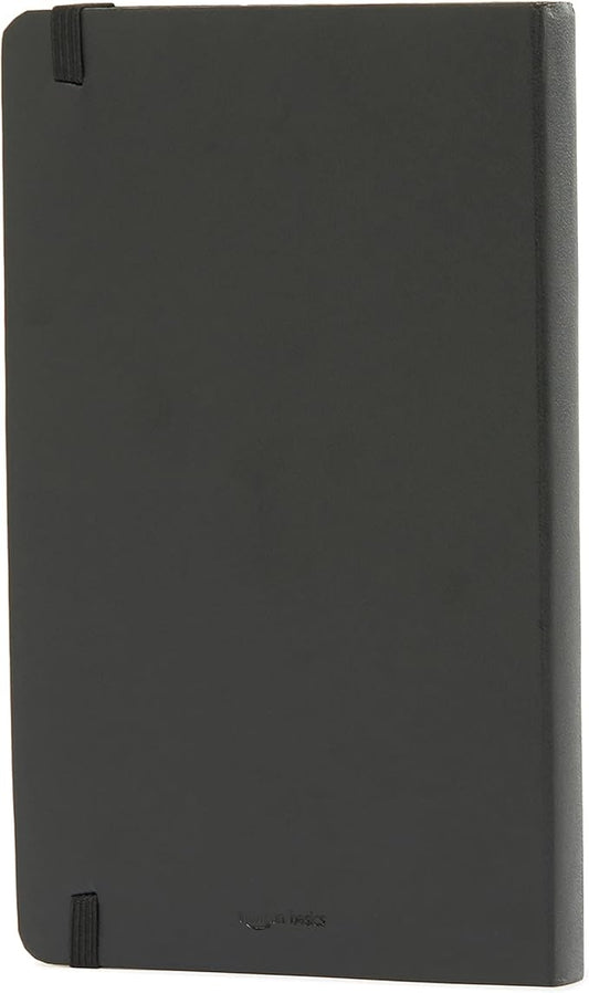 Basics Classic Lined Notebook, 240 Pages Hardcover, 5 x 8.25-Inch, Black