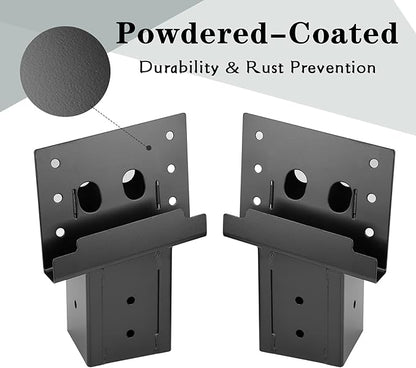 Mofeez Outdoor 4x4 Compound Angle Brackets for Deer Stand Hunting Blinds Shooting Shack (Set of 4)
