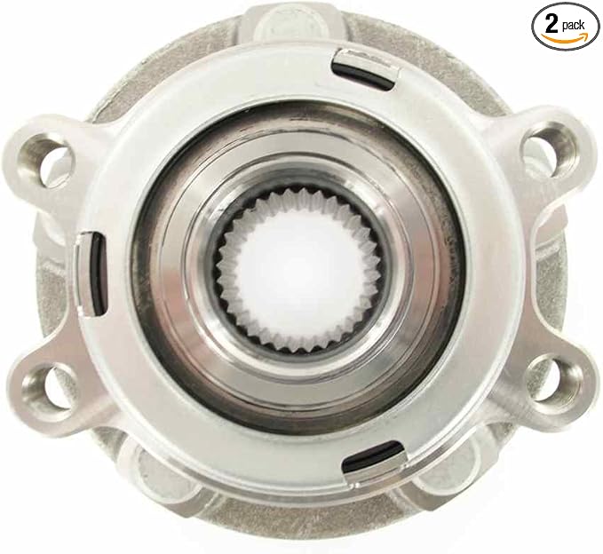 2017 Compatible with Nissan Pathfinder Front Wheel Bearing and Hub Assembly (Note: 4WD, FWD) - Two Bearings (Left and Right) Included with Two Years Warranty