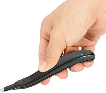 Staple Remover Professional Magnetic Staple Remover Puller Staples Remover Staple Removal Tool for School Office Home (Black)