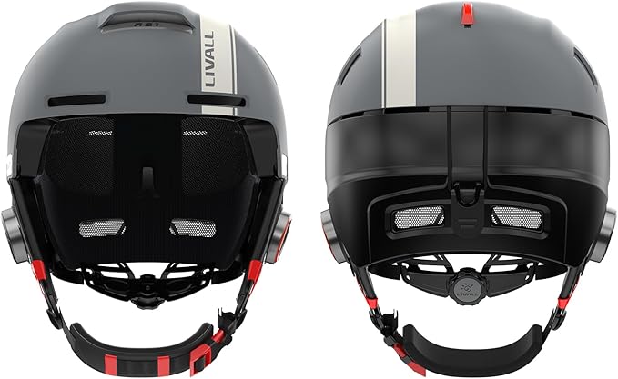 LIVALL Smart Bluetooth Ski & Smart Bicycle Helmet with Built in Speakers & Microphone.
