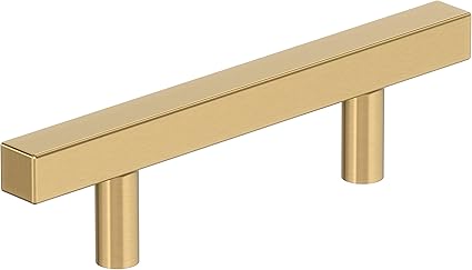 Amerock BP37170CZ Everyday Modern Cabinet Pull, 3 in (76 mm) Center-to-Center, Champagne Bronze