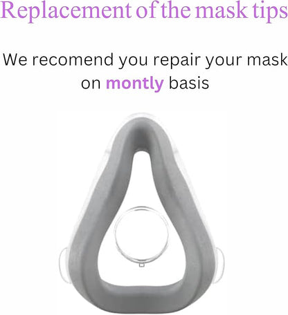 F20 cusion mask bundle with Cpap cleaning wipes - Provides an Excellent Seal - Medium size