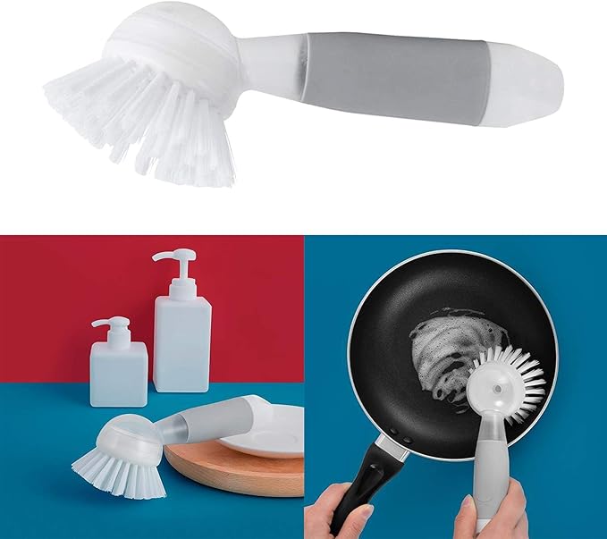 Cleaning Brush Manual Cleaner Dishwashing Brush Sink Scrubber Brush for Home Kitchen (Reservoir Brush)