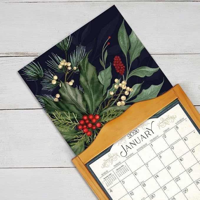 Lang, Midnight Garden 2026 Wall Calendar by Nicole Tamarin, 13.4'' X 12'', 12-Month Calendar with Stapled Binding