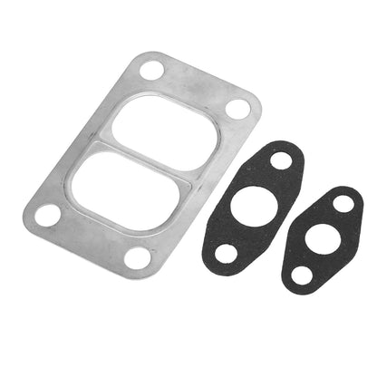 1 Pcs Turbo Gasket Set for Holset HX35 HX35W HX40 HX40W, Turbocharger Oil Inlet Outlet Divided Gasket Kit with Oil Drain Feed Replacement Compatible with Divided Turbine Inle