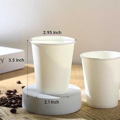 Paper Cups,  50 Pack 8 Oz  Paper Cups, Paper Coffee Cups 8 Oz, Hot Cups Paper Coffee Cups Paper Cups 8 Oz Water Paper Cups Paper Coffee Cups 8 Oz Coffee Cups 8 Oz Paper Cups Water Cups Paper Cups