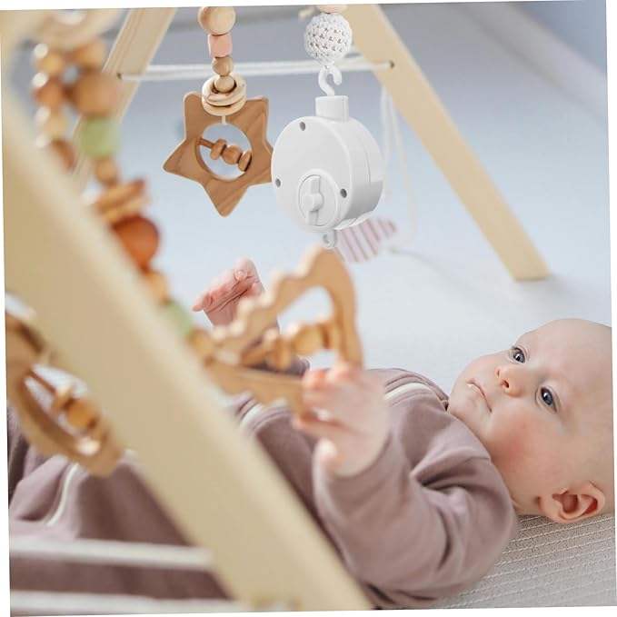 Crib Music Box Baby Doll Crib Brackets Baby Sensory Mobile for Sleep Toy Movement Volume Control
