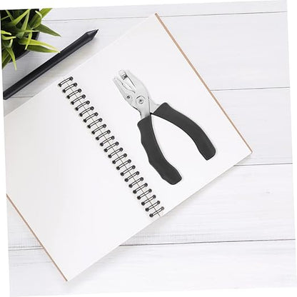 Portable Single Hole Puncher for Loose Leaf Pages Compact Handheld Hole Punch for DIY Crafts Office Use and Scrapbooking Durable and Easy to Carry for Home and School