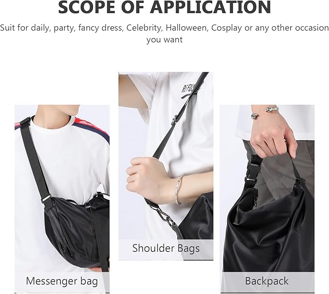 PACKOVE Fanny Pack Extender Strap Fanny Pack Extender Belt Waist Pack Extender Strap Adjustable Elastic Strap, Belt Extender For Waist Bag