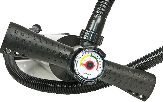 Enero SUP Board Pump with Readable Indicator - Universal Tip - Suitable for All Standard SUP Boards - Convenient to Use - Capacity 2.2 L - Pressure 27 PSI